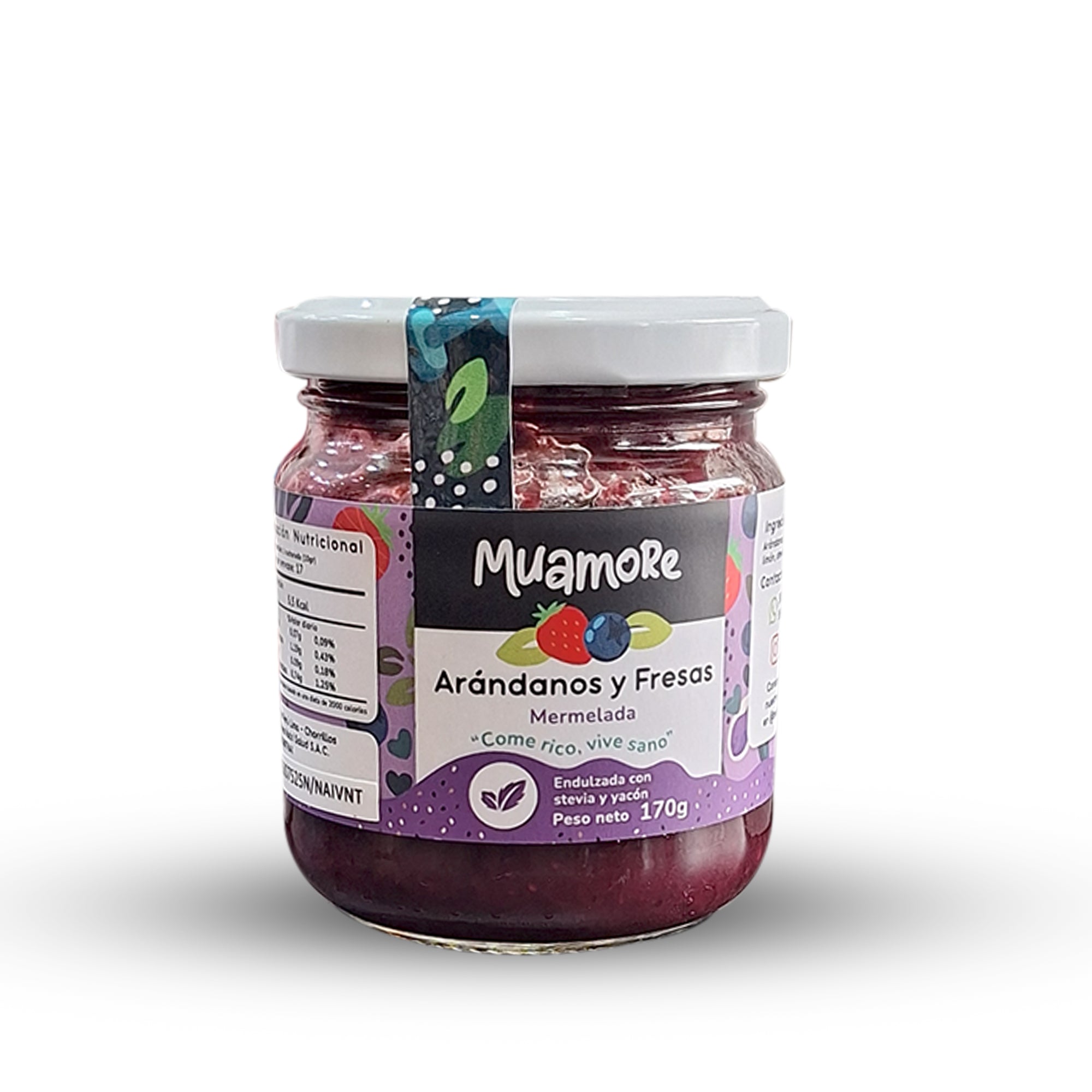 MERMELADA DE ARANDANOS Y FRESAS - 170g