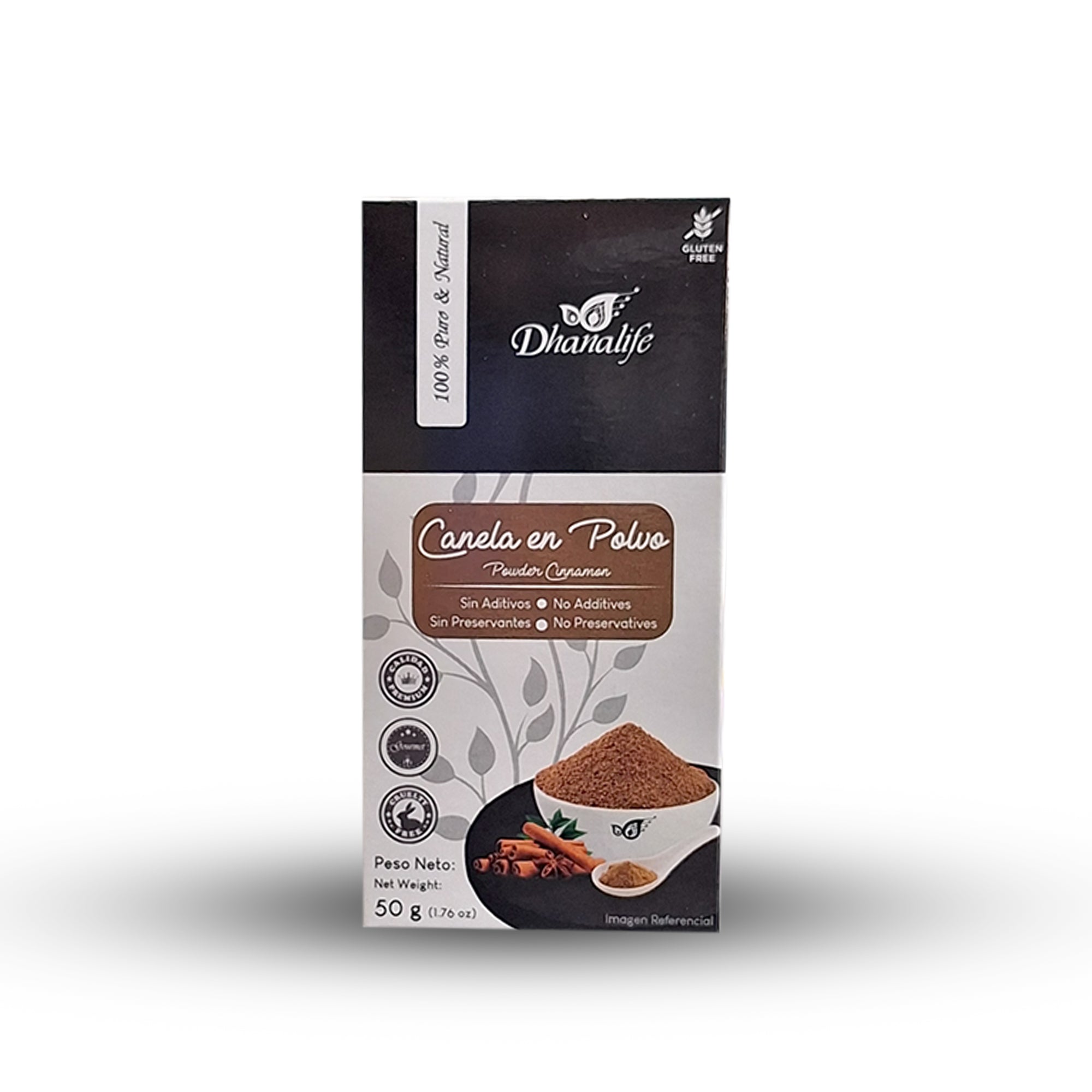 CANELA EN POLVO - CAJA ECOLÓGICA 50g