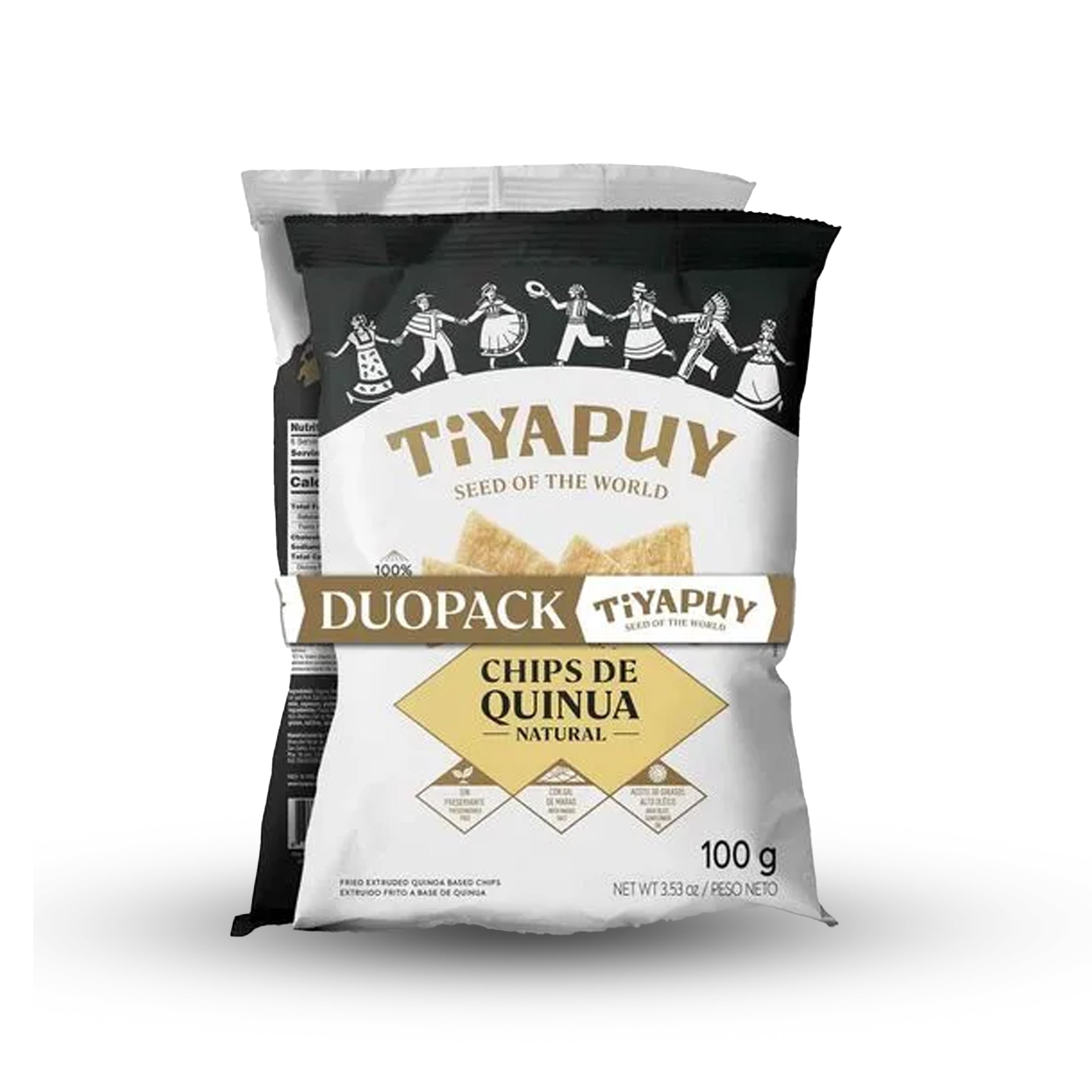DUO PACK (NATIVAS MIX  + CHIPS QUINUA) - 142gr y 100gr