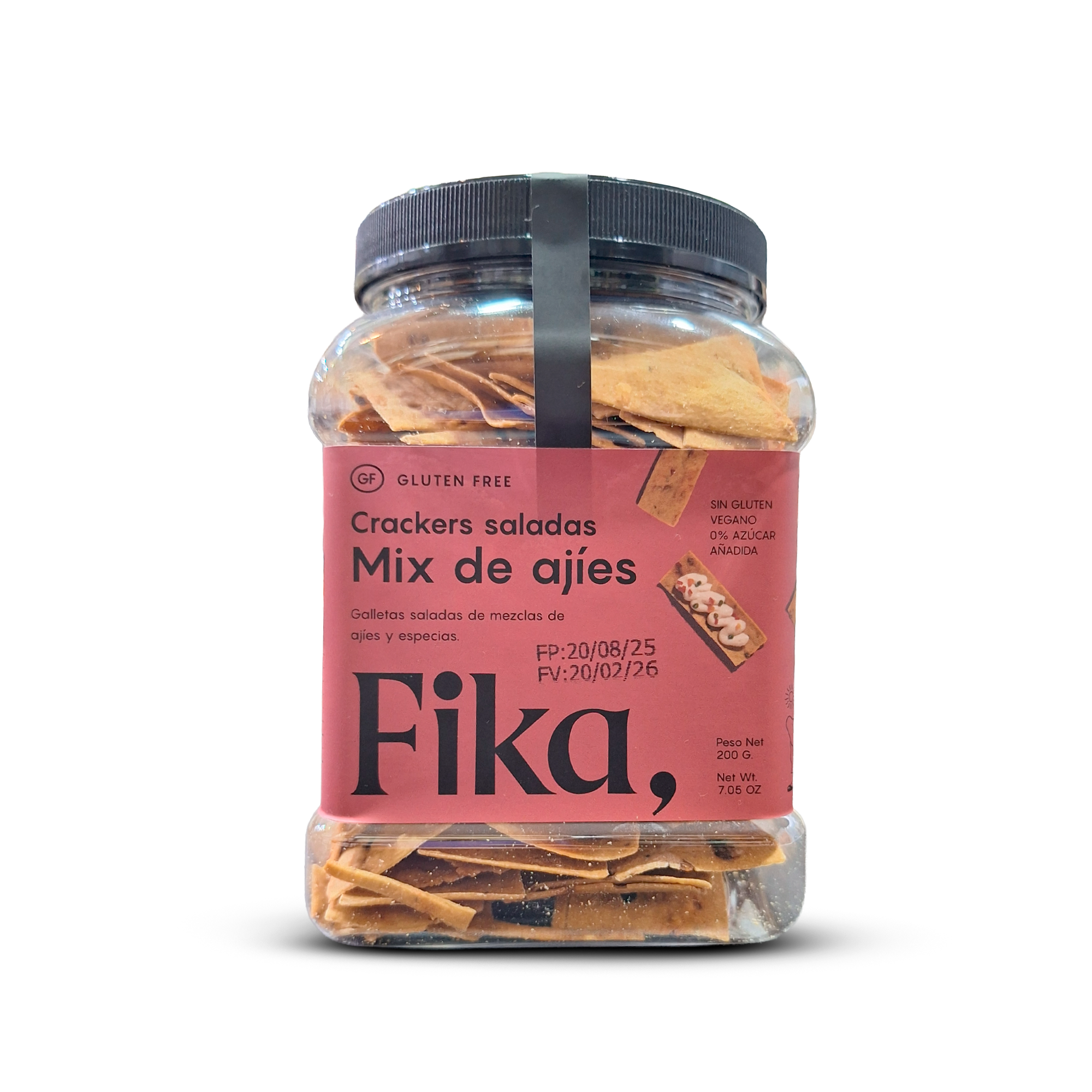 CRACKERS SALADOS MIX DE AJIES - 200gr