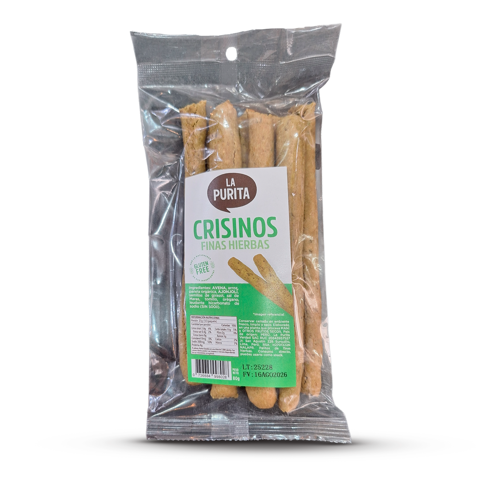 CRISINOS FINAS HIERBAS - 80gr