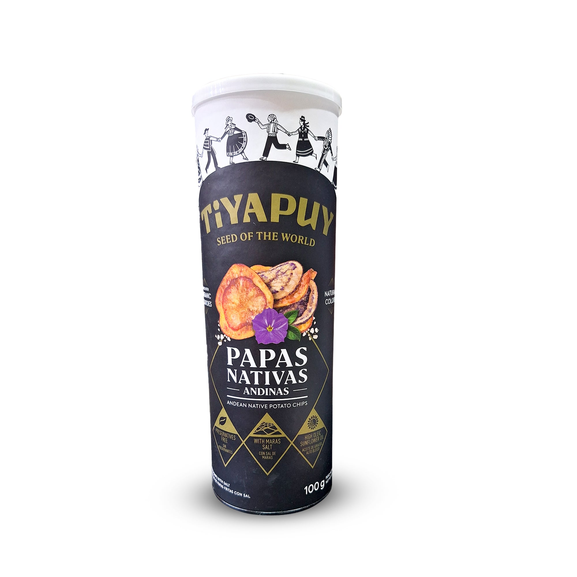 PAPAS NATIVAS MIXTAS TUBO - 100g