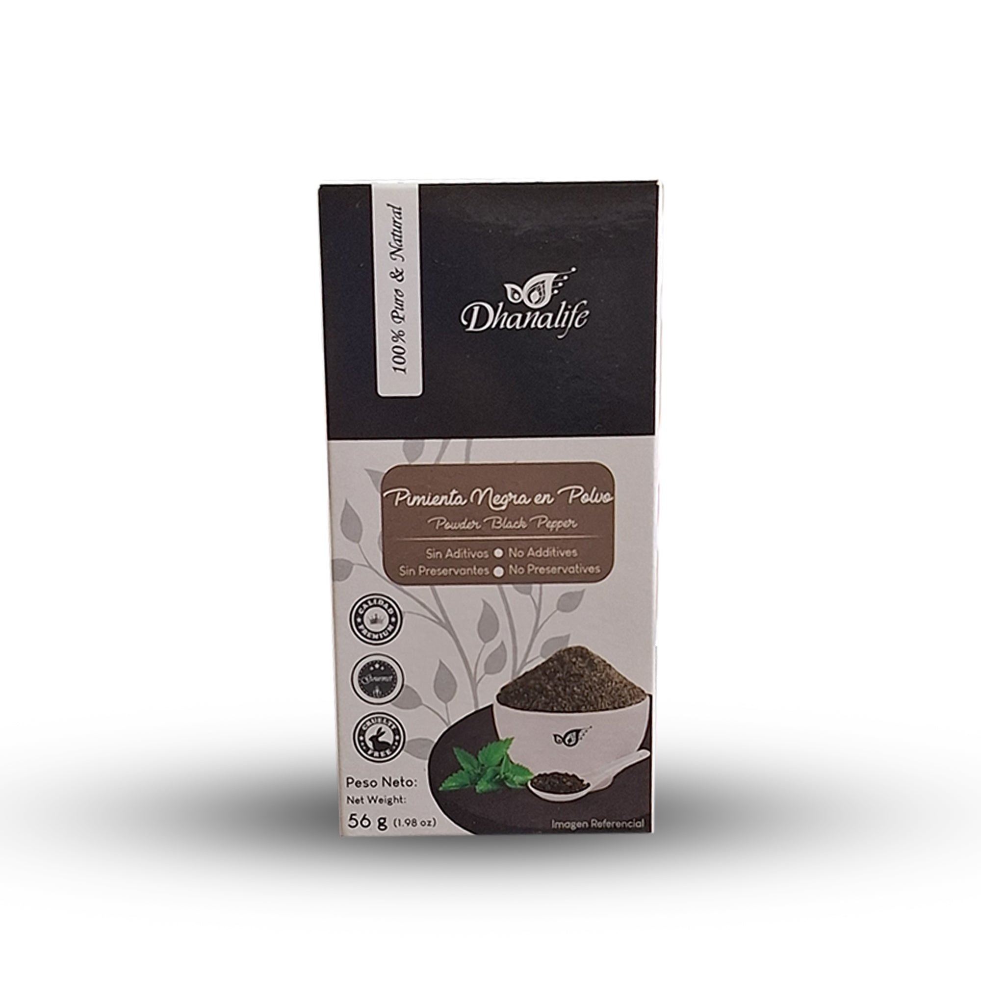 PIMIENTA NEGRA EN POLVO - 56g