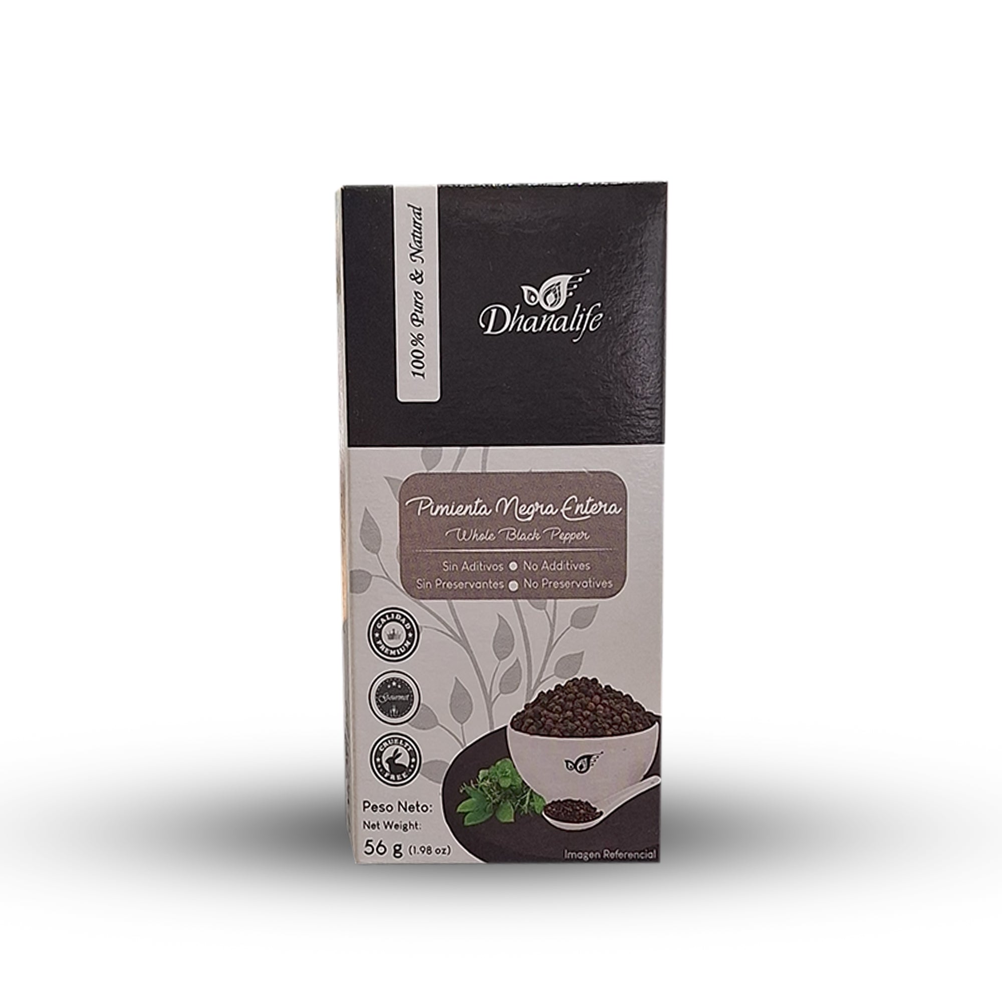 PIMIENTA NEGRA ENTERA - 56g