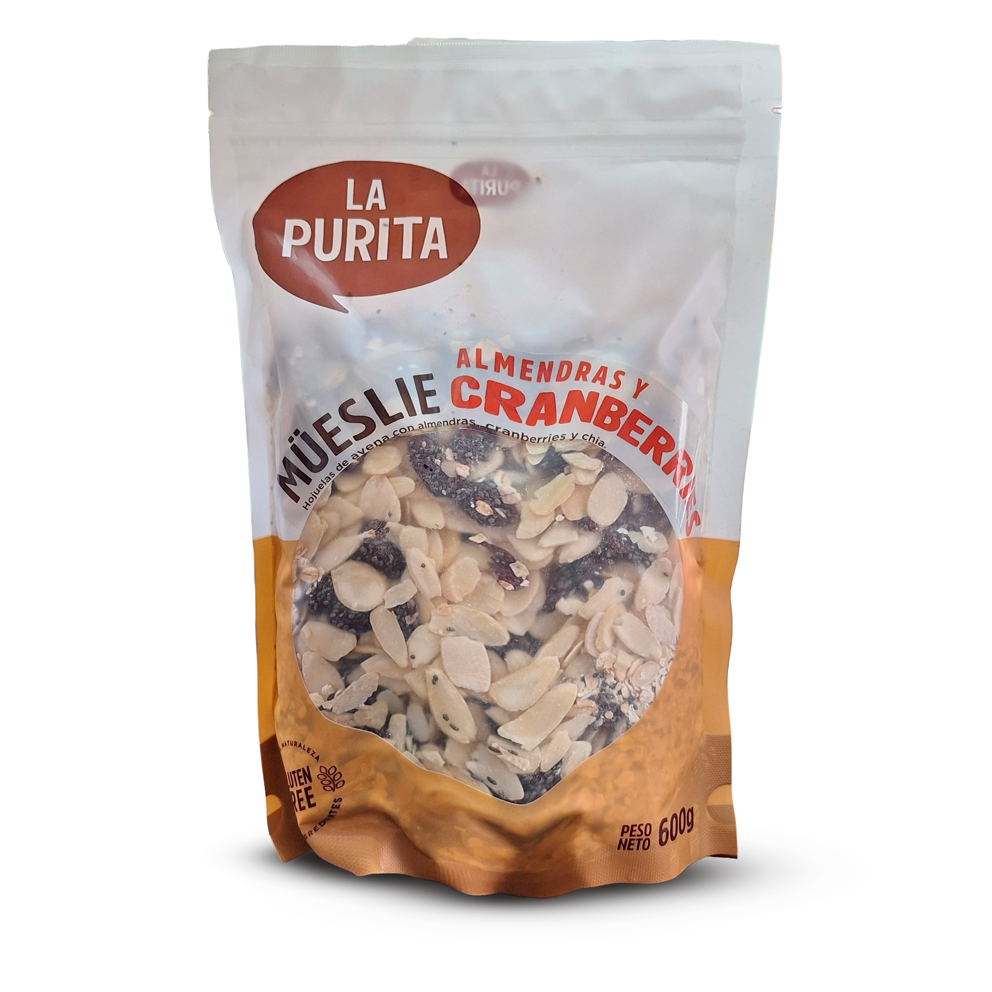 MUESLIE ALMENDRA Y CRWBERRY - 600gr