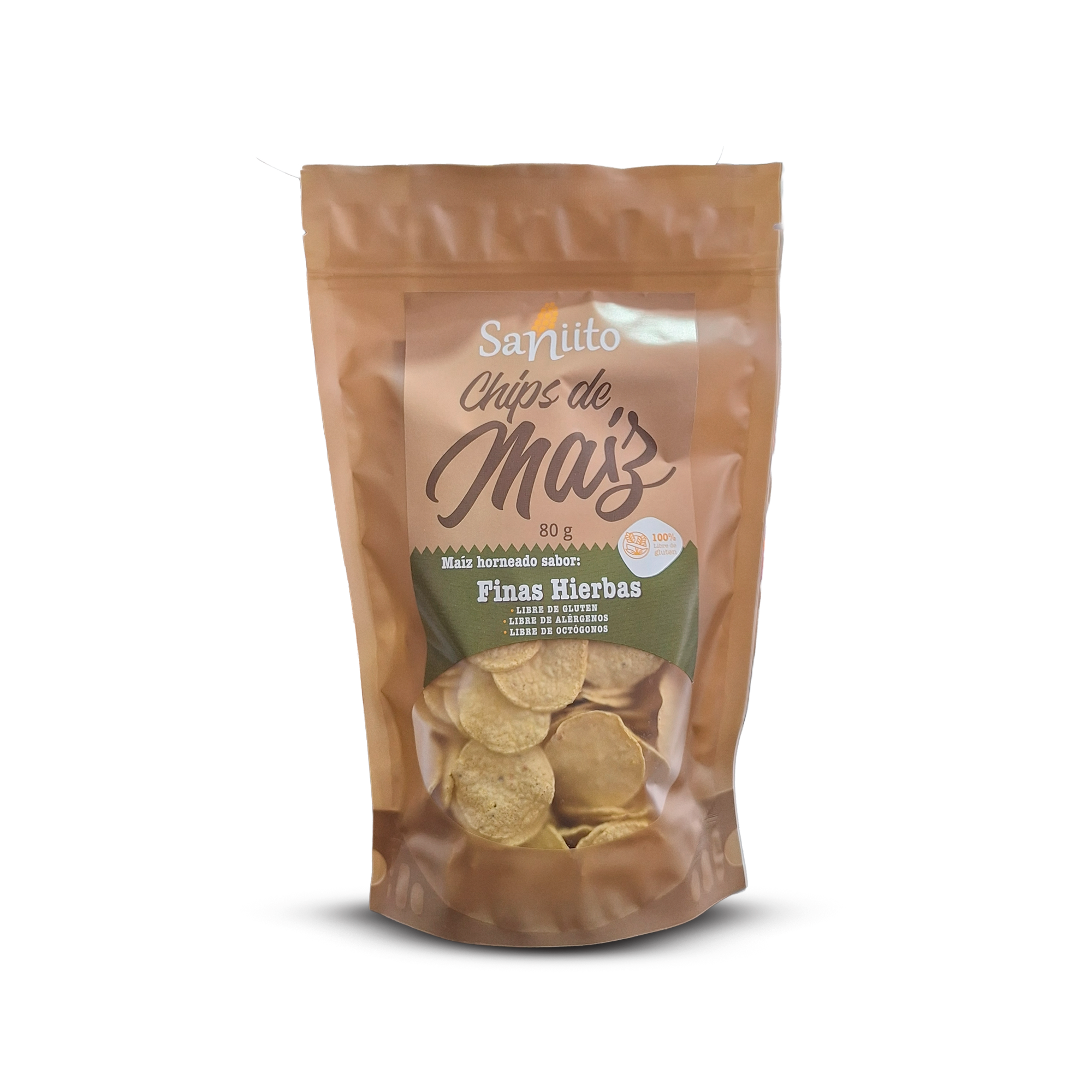CHIPS DE MAIZ FINAS HIERBAS - 80gr