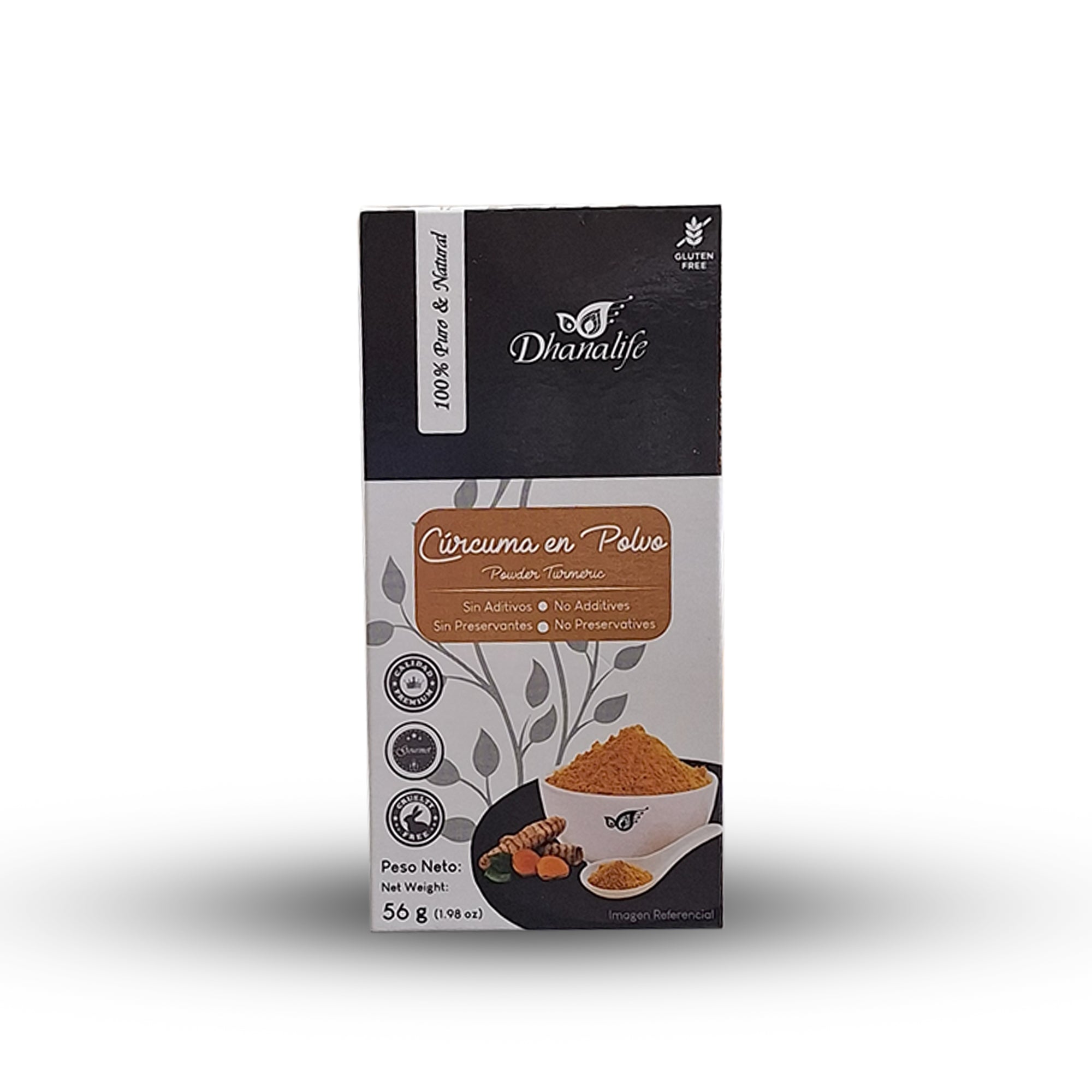 CURCUMA EN POLVO - CAJA ECOLÓGICA 56g