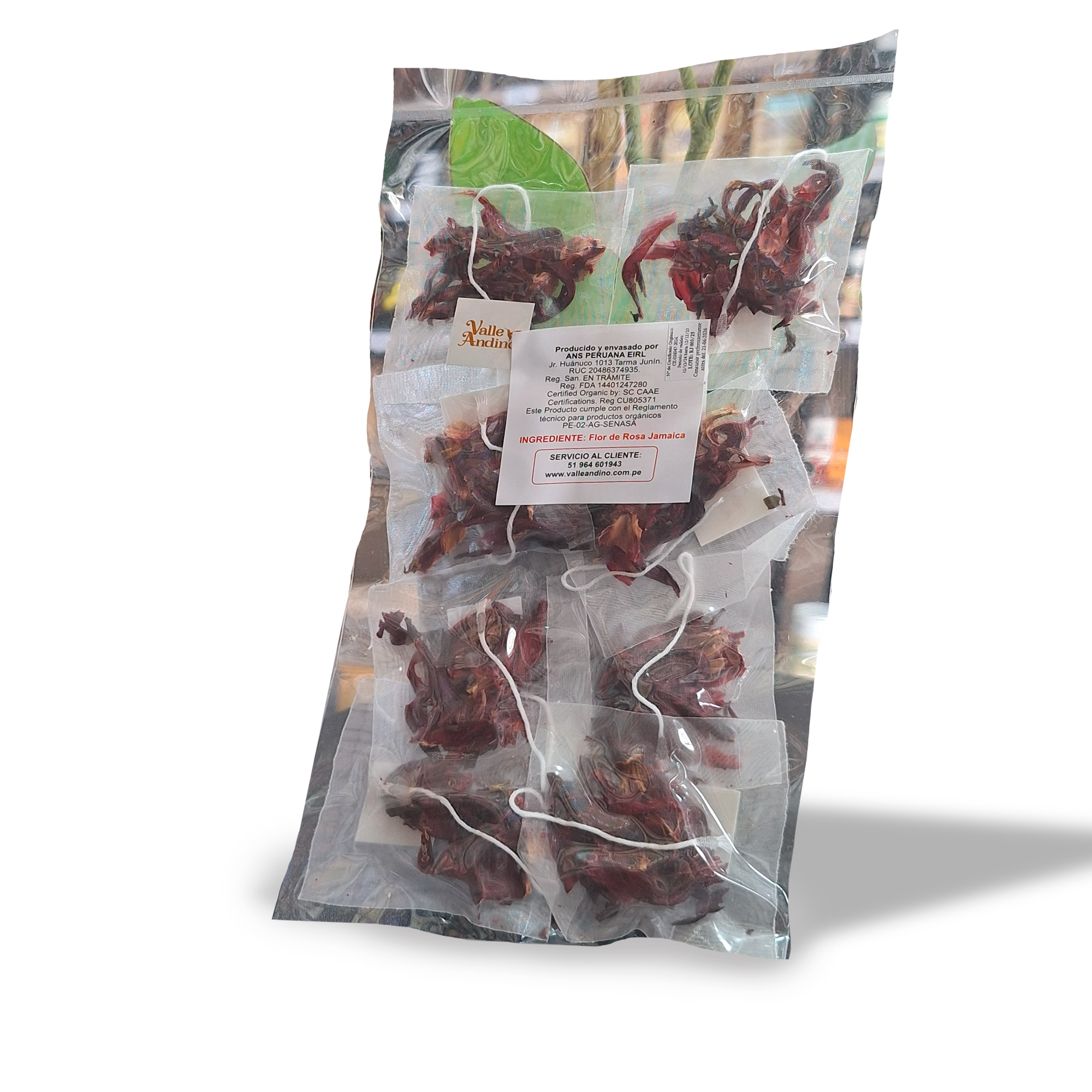 FILTRANTE DE ROSA DE JAMAICA ORGÁNICO - 300gr