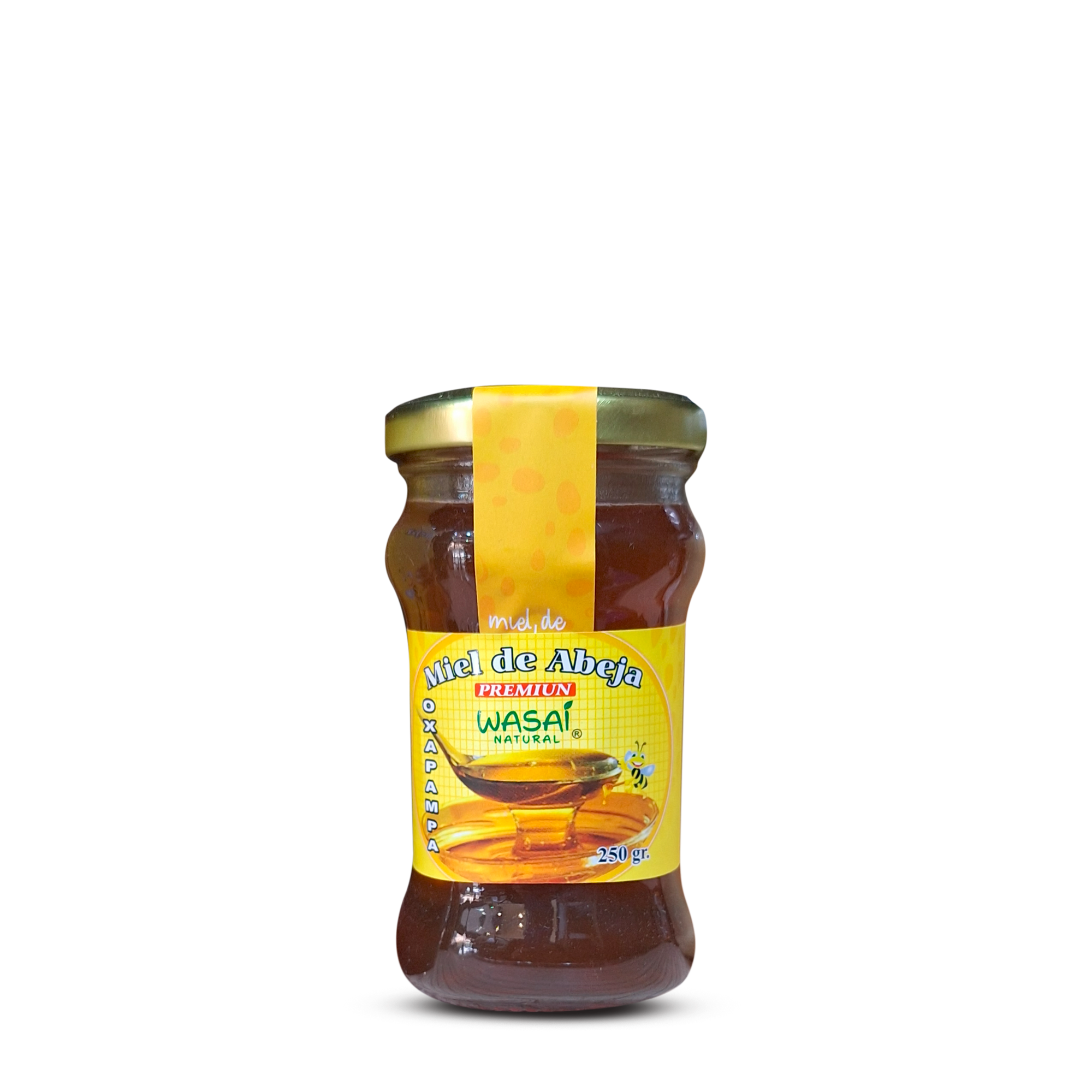 MIEL DE ABEJA OXAPAMPA vidrio - 250gr