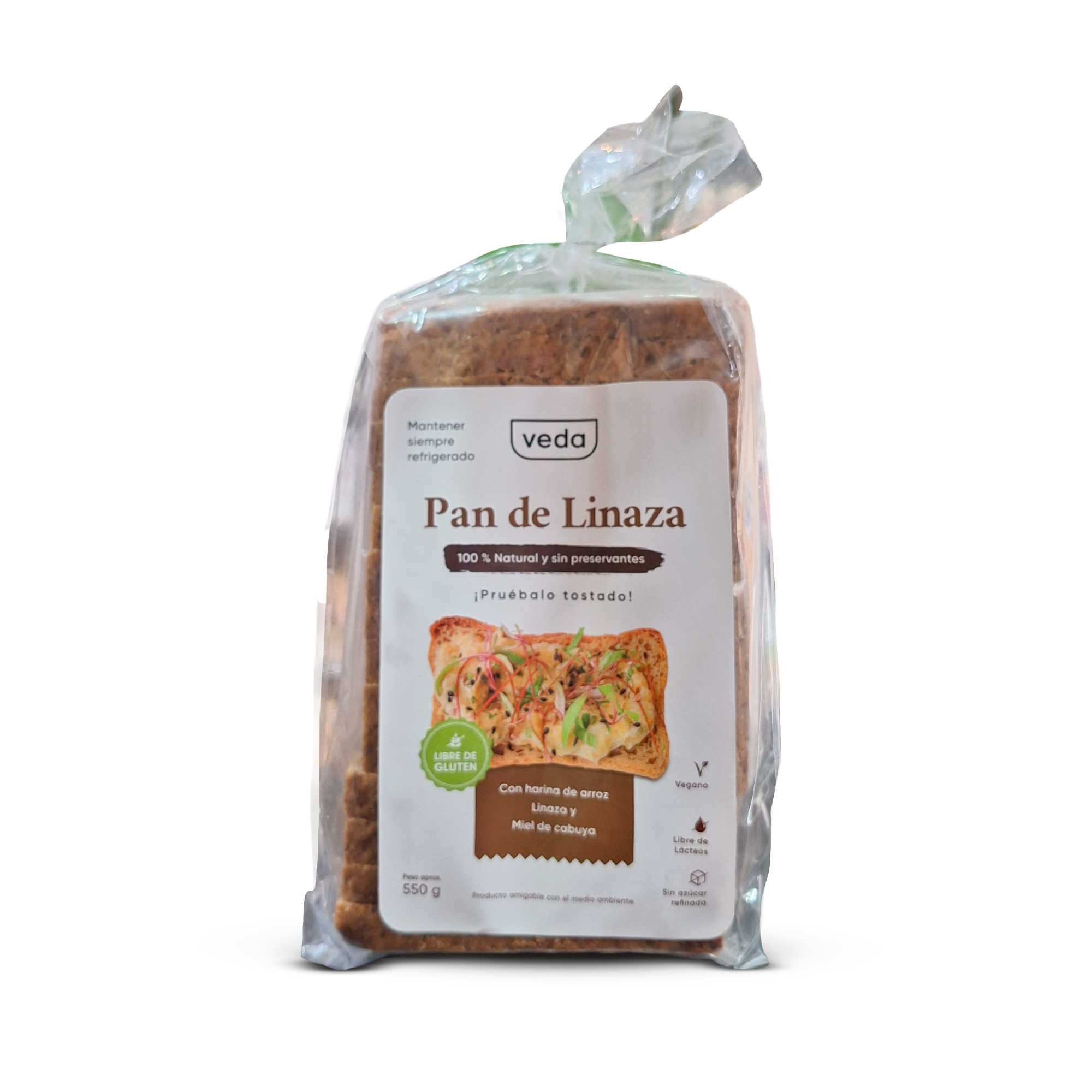PAN LINAZA - 550gr