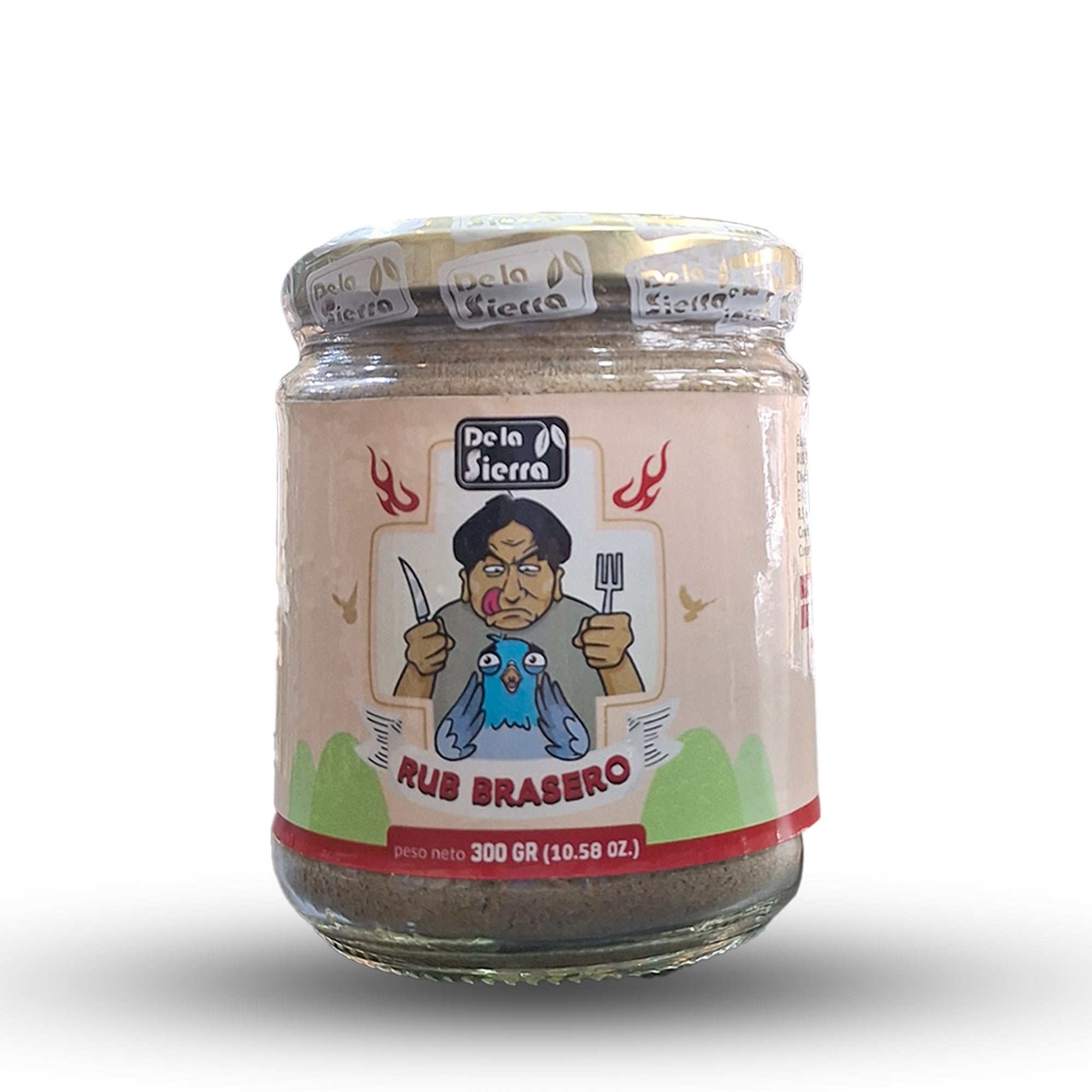 RUB BRASERO - frasco vidrio